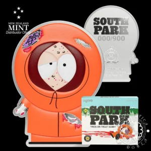 2026 - 1 DOLLAR Plata PROOF - South Park - Trick or Treat Kenny - AGORO (PRE-VENTA)