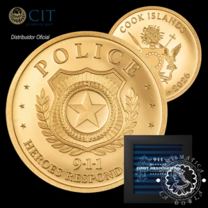 2026 - 10 DOLLARS Oro PROOF - First Responders - Police - CIT
